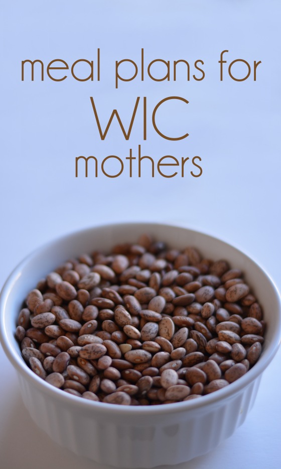 meal plans for wic
